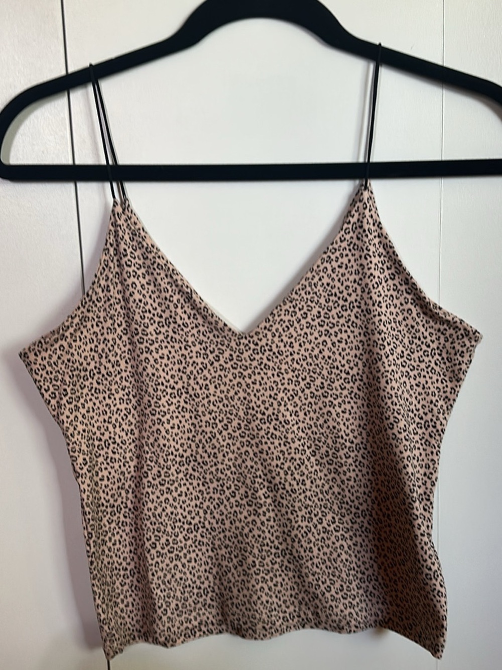 gaze Blush Leopard Print V-Neck Cami
